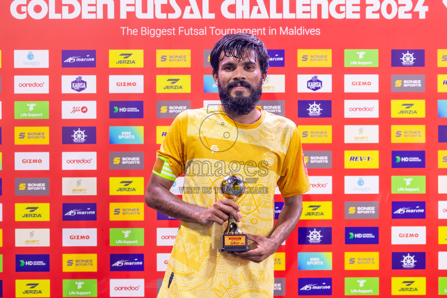 Hulhumale vs Maafannu on Day 36 of Golden Futsal Challenge 2024 was held on Wednesday, 21st February 2024, in Hulhumale', Maldives
Photos: Ismail Thoriq, / images.mv