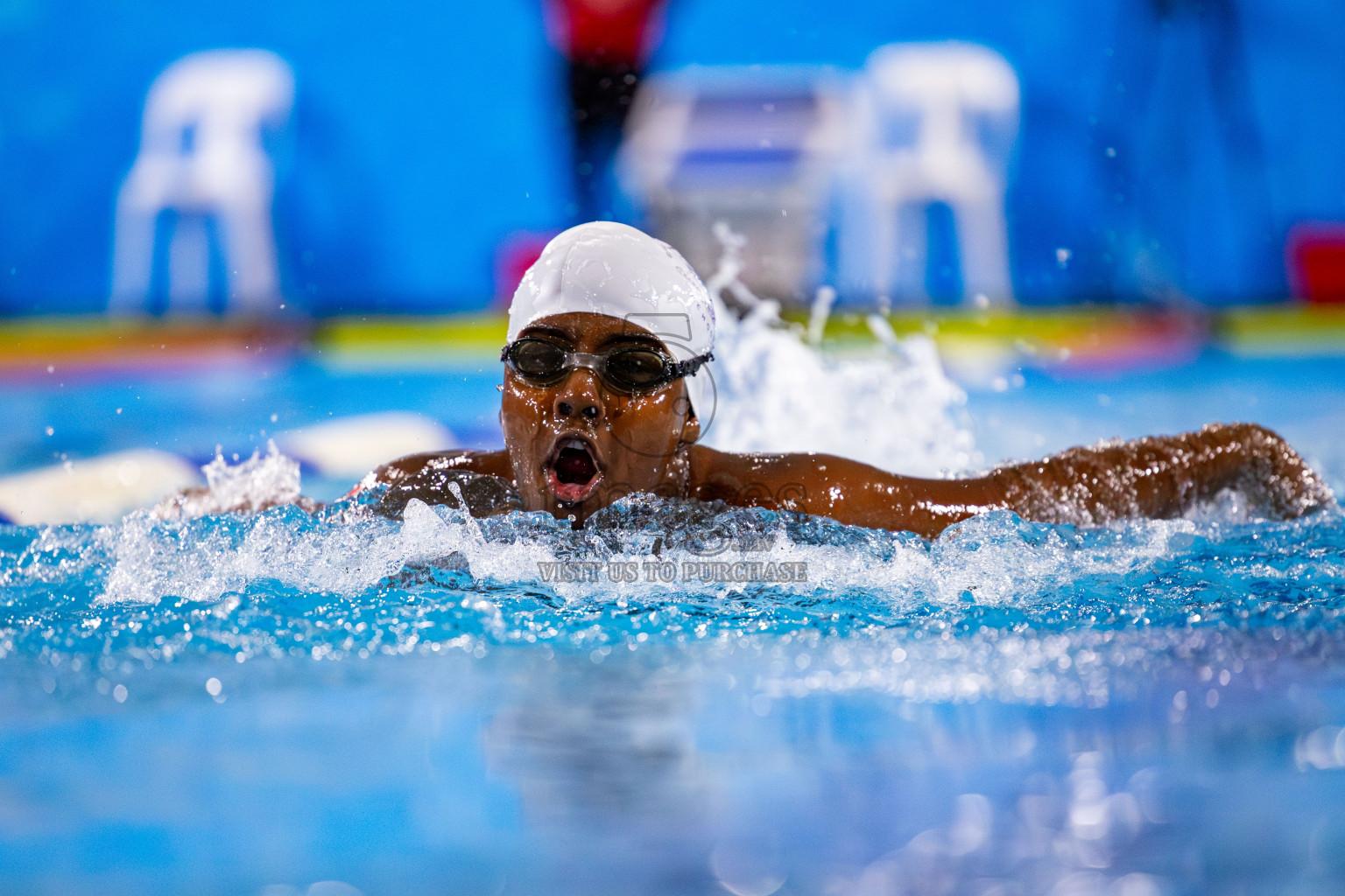 Day 2 of 20th Inter-school Swimming Competition 2024 held in Hulhumale', Maldives on Sunday, 13th October 2024. Photos: Nausham Waheed / images.mv