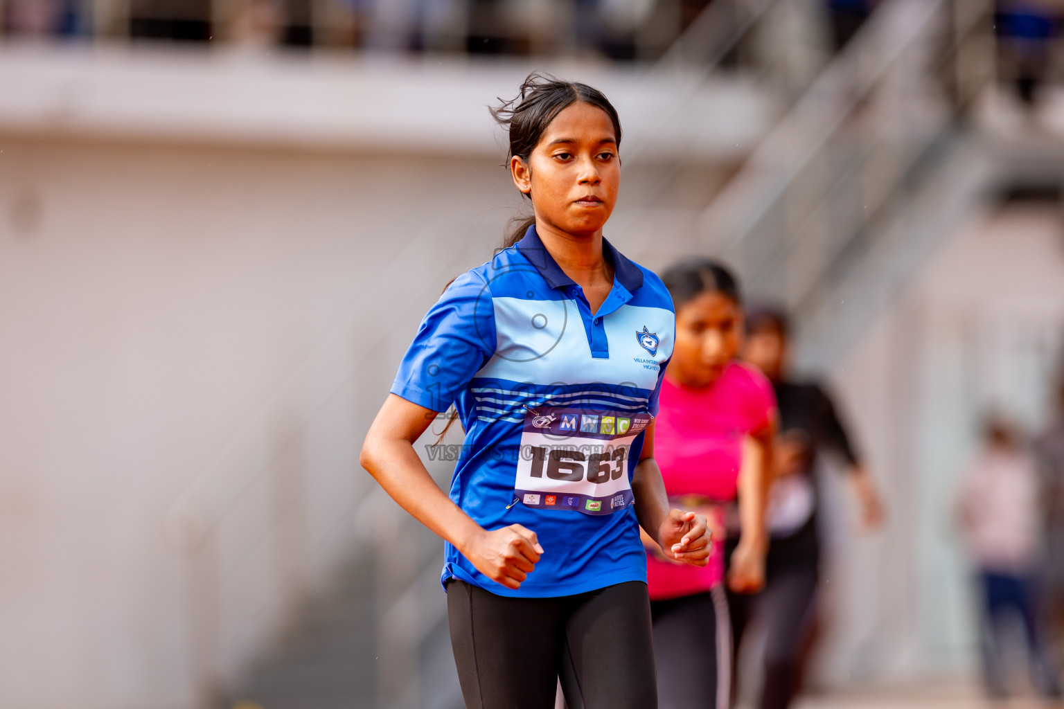 Day 6 of MWSC Interschool Athletics Championships 2024 held in Hulhumale Running Track, Hulhumale, Maldives on Thursday, 14th November 2024. Photos by: Nausham Waheed / Images.mv