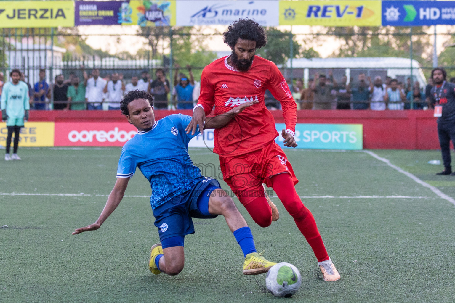 GA Kondey vs GA Gemanafushi in Day 5 of Golden Futsal Challenge 2024 was held on Friday, 19th January 2024, in Hulhumale', Maldives Photos: Mohamed Mahfooz Moosa / images.mv