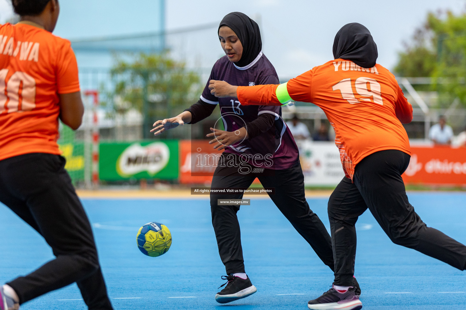 Day 5 of 7th Inter-Office/Company Handball Tournament 2023, held in Handball ground, Male', Maldives on Tuesday, 19th September 2023 Photos: Nausham Waheed/ Images.mv