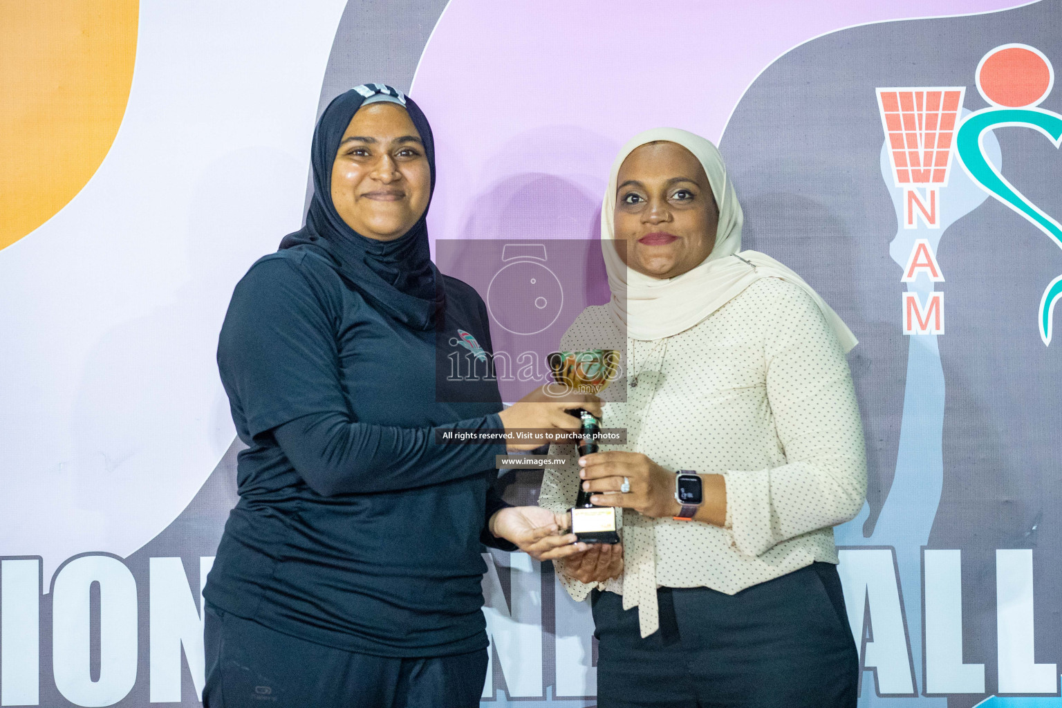 Day 6 of 20th Milo National Netball Tournament 2023, held in Synthetic Netball Court, Male', Maldives on 4th June 2023 Photos: Nausham Waheed/ Images.mv