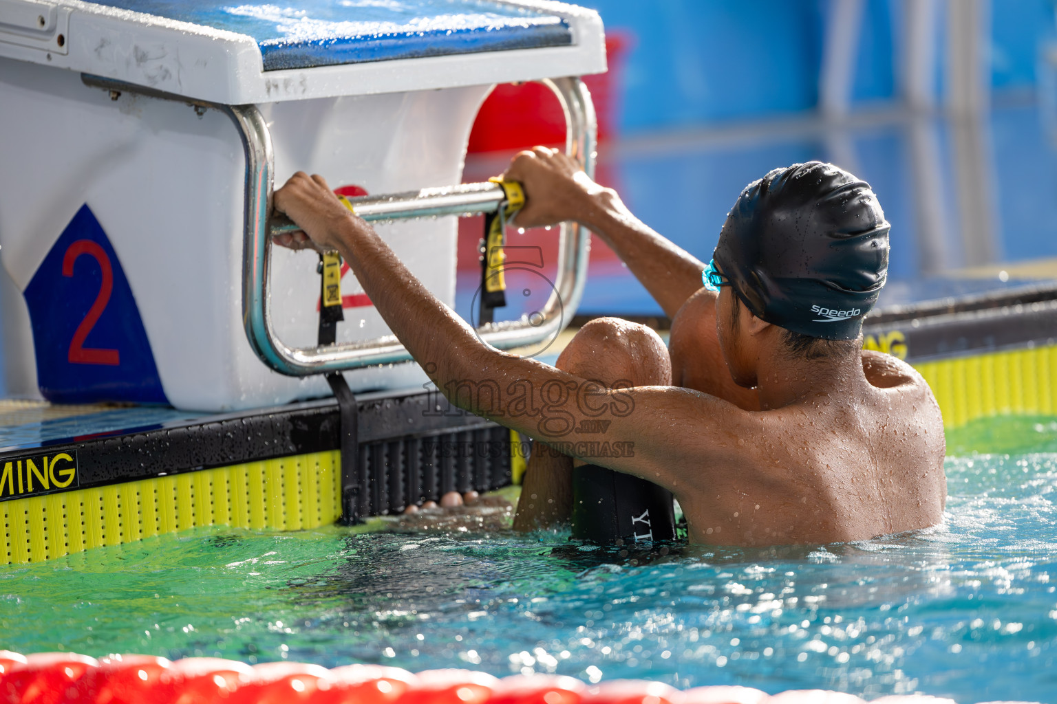 Day 2 of 20th BML Inter-school Swimming Competition 2024 held in Hulhumale', Maldives on Sunday, 13th October 2024. Photos: Ismail Thoriq / images.mv