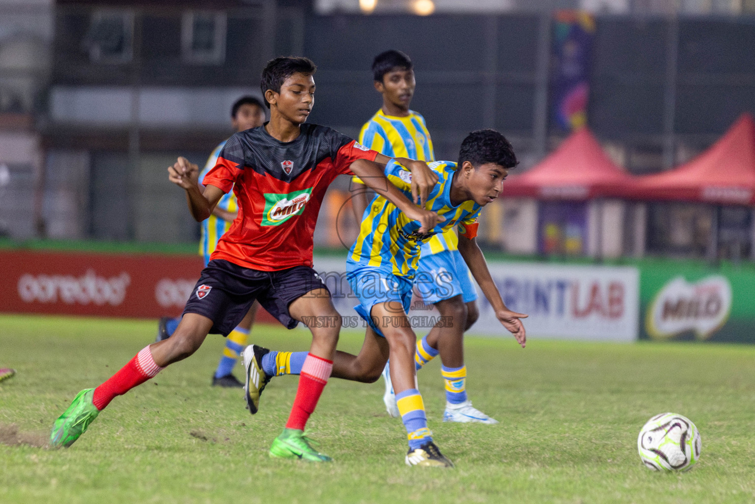 TC vs Valencia  (U14) in Day 5 of Dhivehi Youth League 2024 held at Henveiru Stadium on Friday 29th November 2024. Photos: Shuu Abdul Sattar/ Images.mv