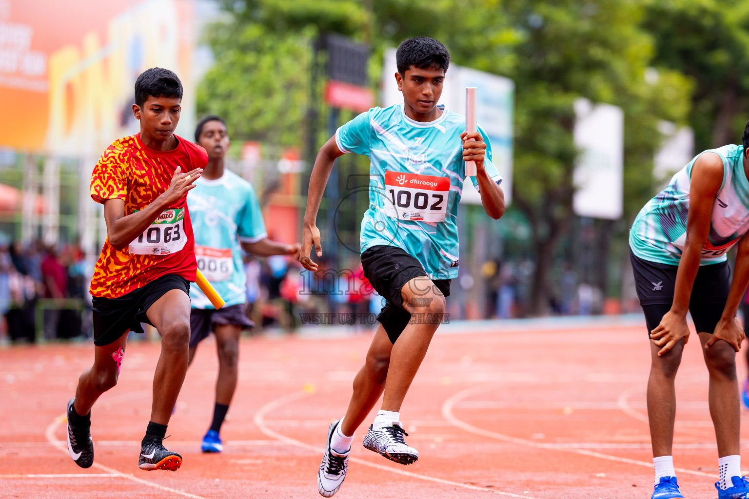 Day 6 of Inter-school Athletics Championship 2025 held in Ekuveni Synthetic Track, Male', Maldives on Sunday, 12th October 2025. Photos by: Nausham Waheed / Images.mv