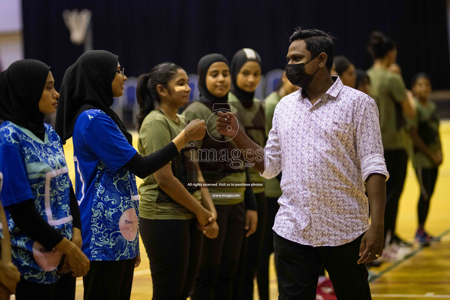 Green Streets vs Mahibadhoo Sports Club in the Semi Finals of Milo National Netball Tournament 2021 held on 3 December 2021 in Male', Maldives, Photos by Maanish