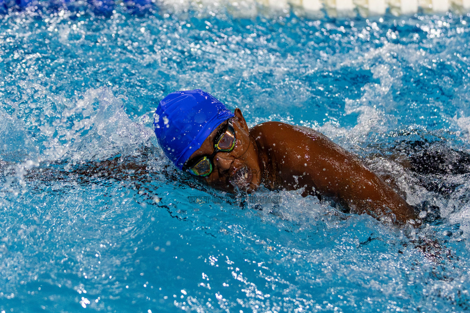 Day 2 of National Swimming Competition 2024 held in Hulhumale', Maldives on Saturday, 14th December 2024. Photos: Hassan Simah / images.mv