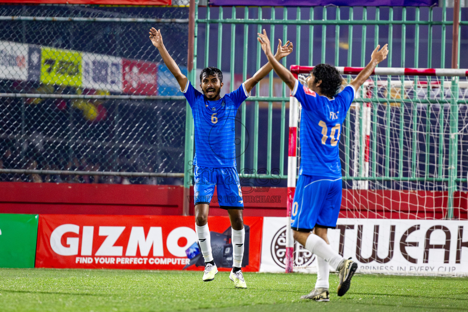 Lh Naifaru vs Lh Kurendhoo in Lhaviyani Atoll Finals Day 26 of Golden Futsal Challenge 2025 was held on Thursday , 30th January 2025, in Hulhumale', Maldives. Photos: Nausham Waheed / images.mv