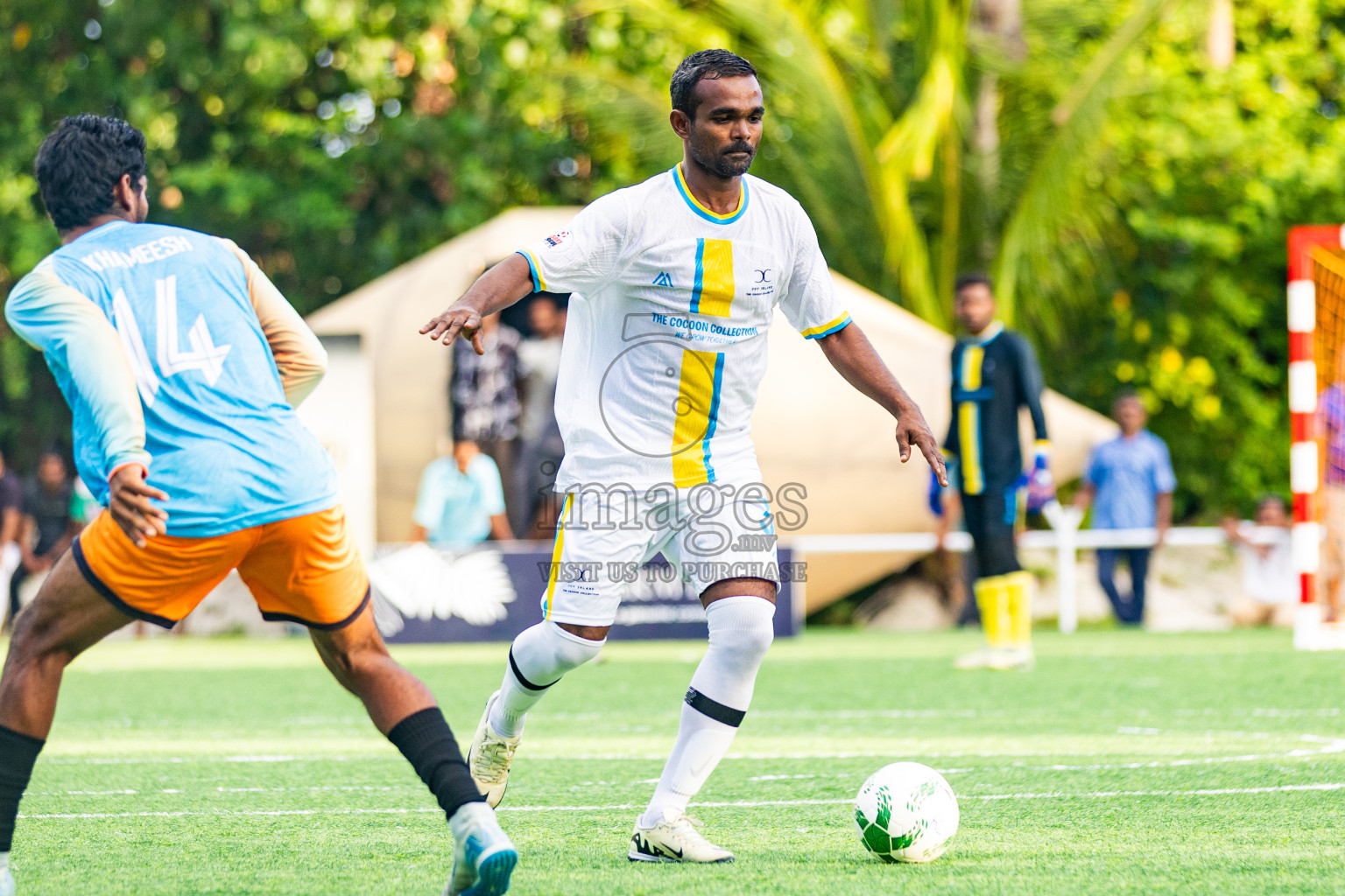Oblu Sangli vs Joy Island in Resort League 2025 (North Male Zone) day 4 was held on Saturday, 6th September 2025 in One And Only Reethi Rah Maldives Resort, Photos: Areef Adam / images.mv