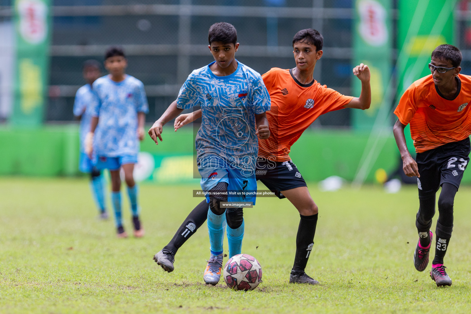 Day 2 of MILO Academy Championship 2023 (u14) was held in Henveyru Stadium Male', Maldives on 4th November 2023. Photos: Nausham Waheed / images.mv