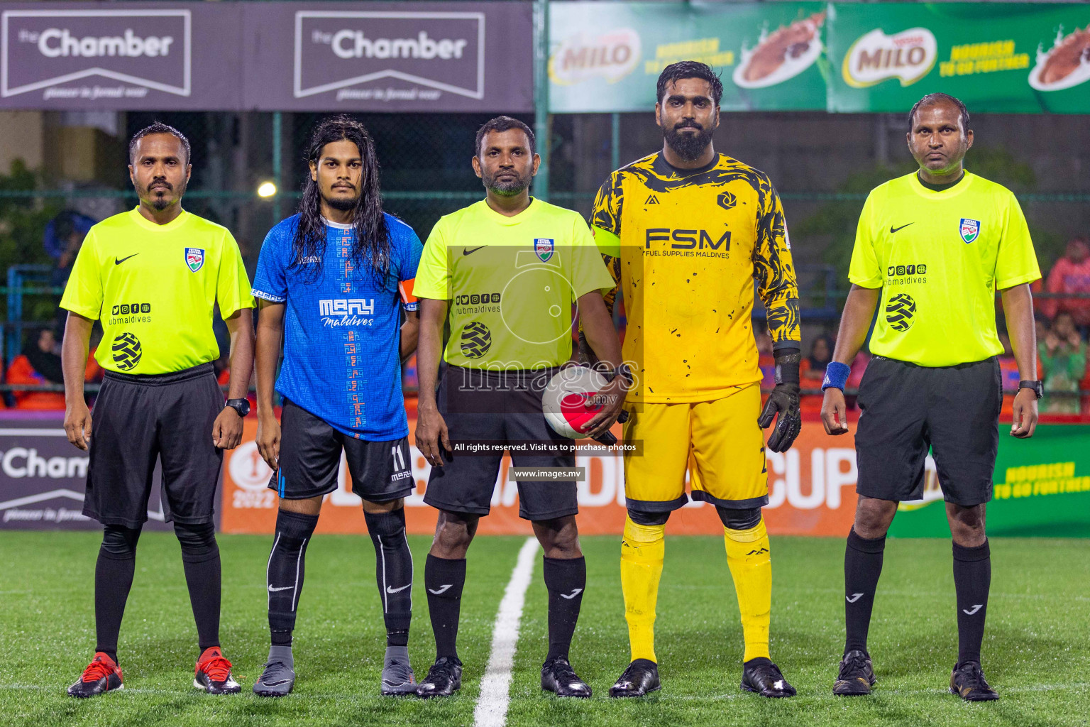 Team FSM vs Raajje Online Club in Club Maldives Cup 2022 was held in Hulhumale', Maldives on Saturday, 15th October 2022. Photos: Ismail Thoriq/ images.mv