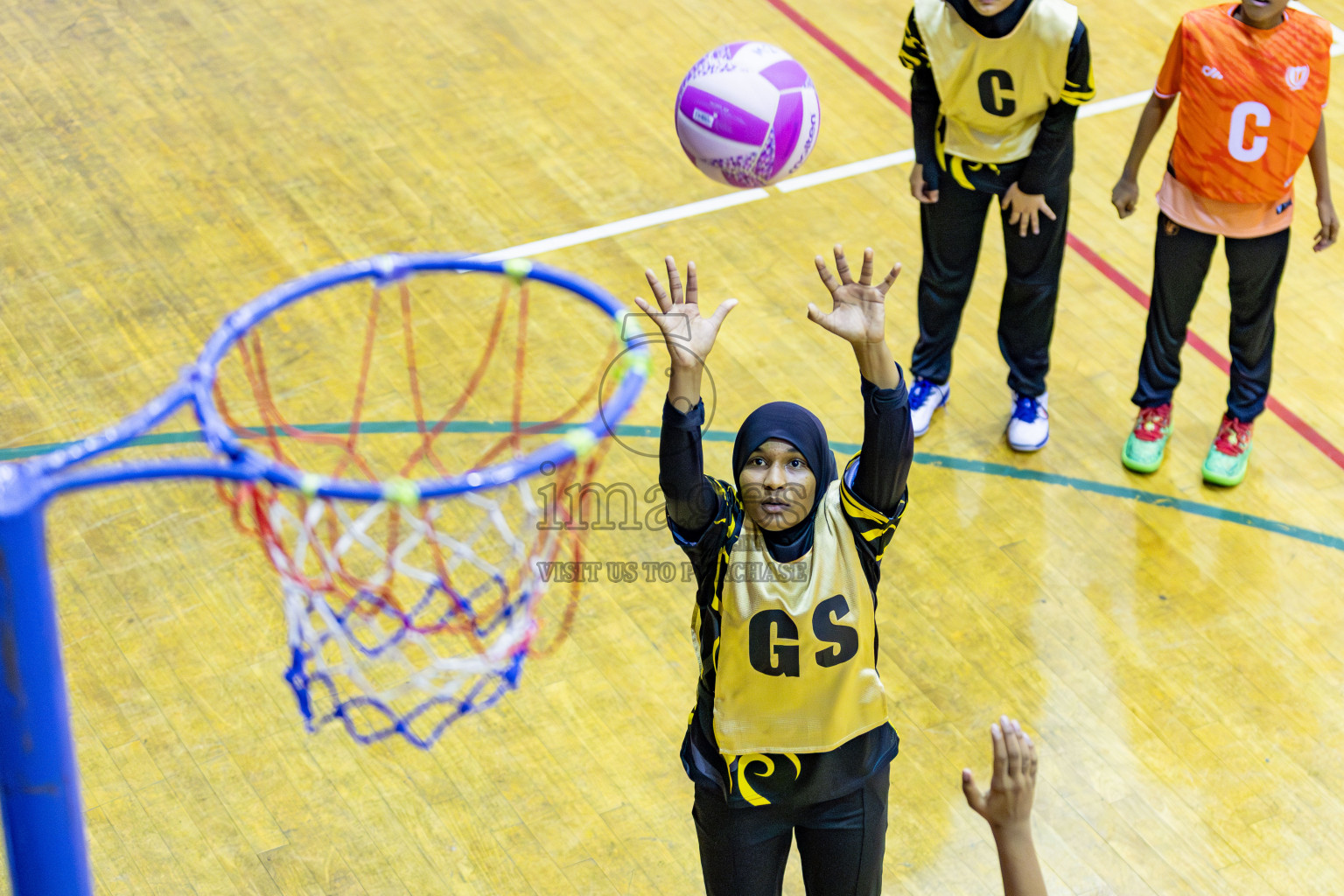 Day 4 of Inter-School Netball Tournament 2025 was held in Social Center Indoor Hall on Tuesday, 21th October 2025. Photos: Areef Adam / images.mv