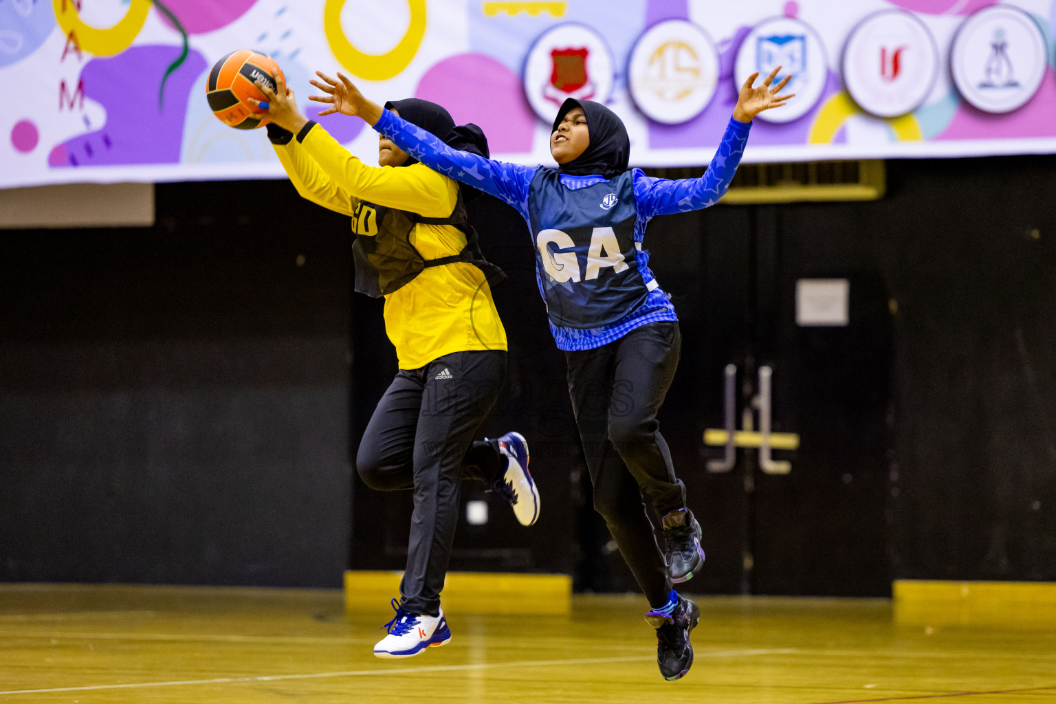 Day 7 of 25th Inter-School Netball Tournament was held in Social Center at Male', Maldives on Saturday, 17th August 2024. Photos: Nausham Waheed / images.mv