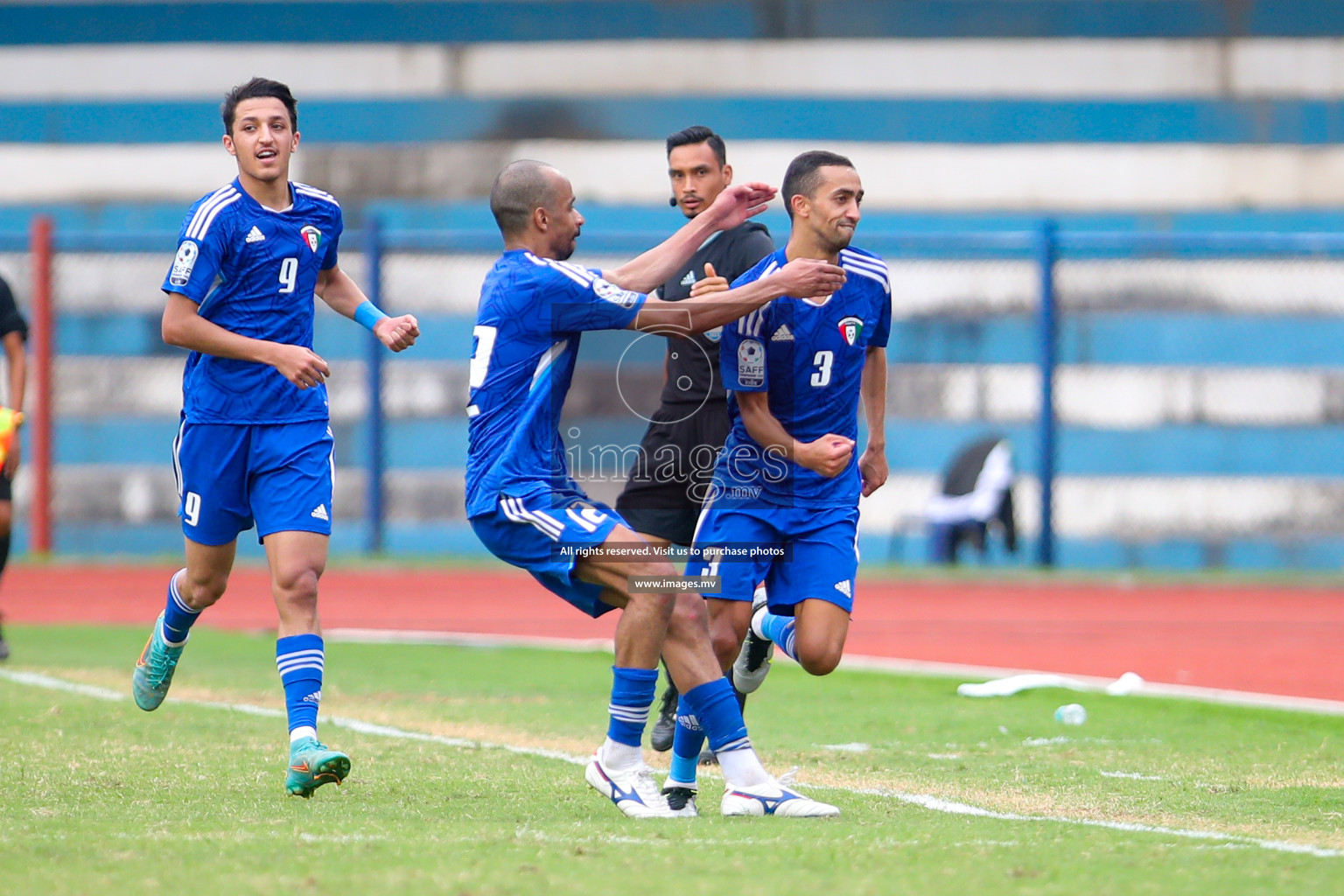 Kuwait vs Bangladesh in the Semi-final of SAFF Championship 2023 held in Sree Kanteerava Stadium, Bengaluru, India, on Saturday, 1st July 2023. Photos: Nausham Waheed, Hassan Simah / images.mv