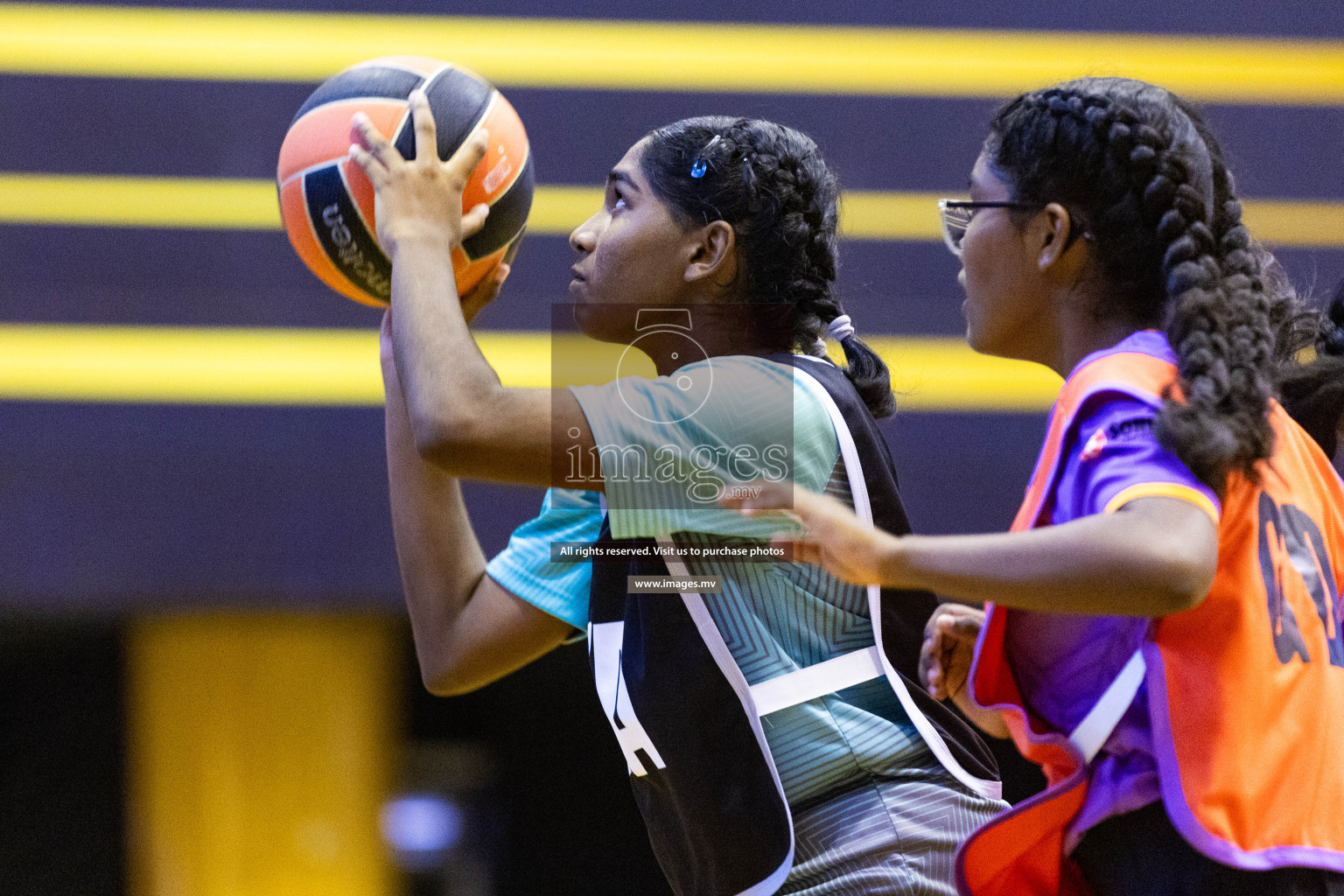 Day2 of 24th Interschool Netball Tournament 2023 was held in Social Center, Male', Maldives on 28th October 2023. Photos: Nausham Waheed / images.mv