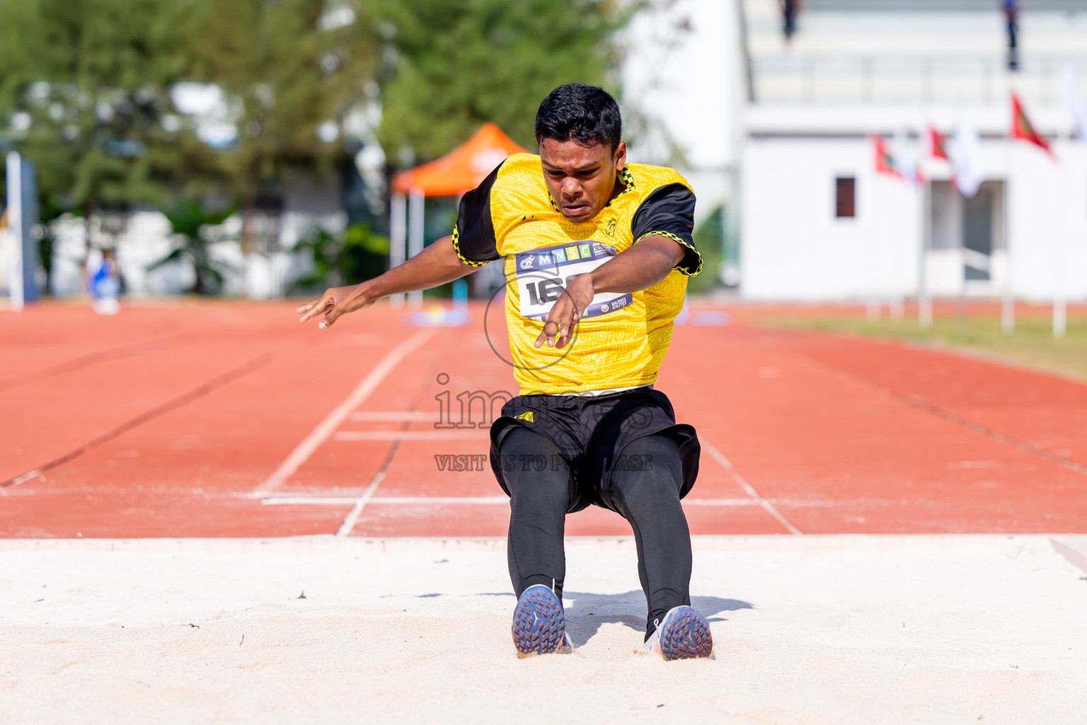 Day 4 of MWSC Interschool Athletics Championships 2024 held in Hulhumale Running Track, Hulhumale, Maldives on Tuesday, 12th November 2024. Photos by: Nausham Waheed / Images.mv