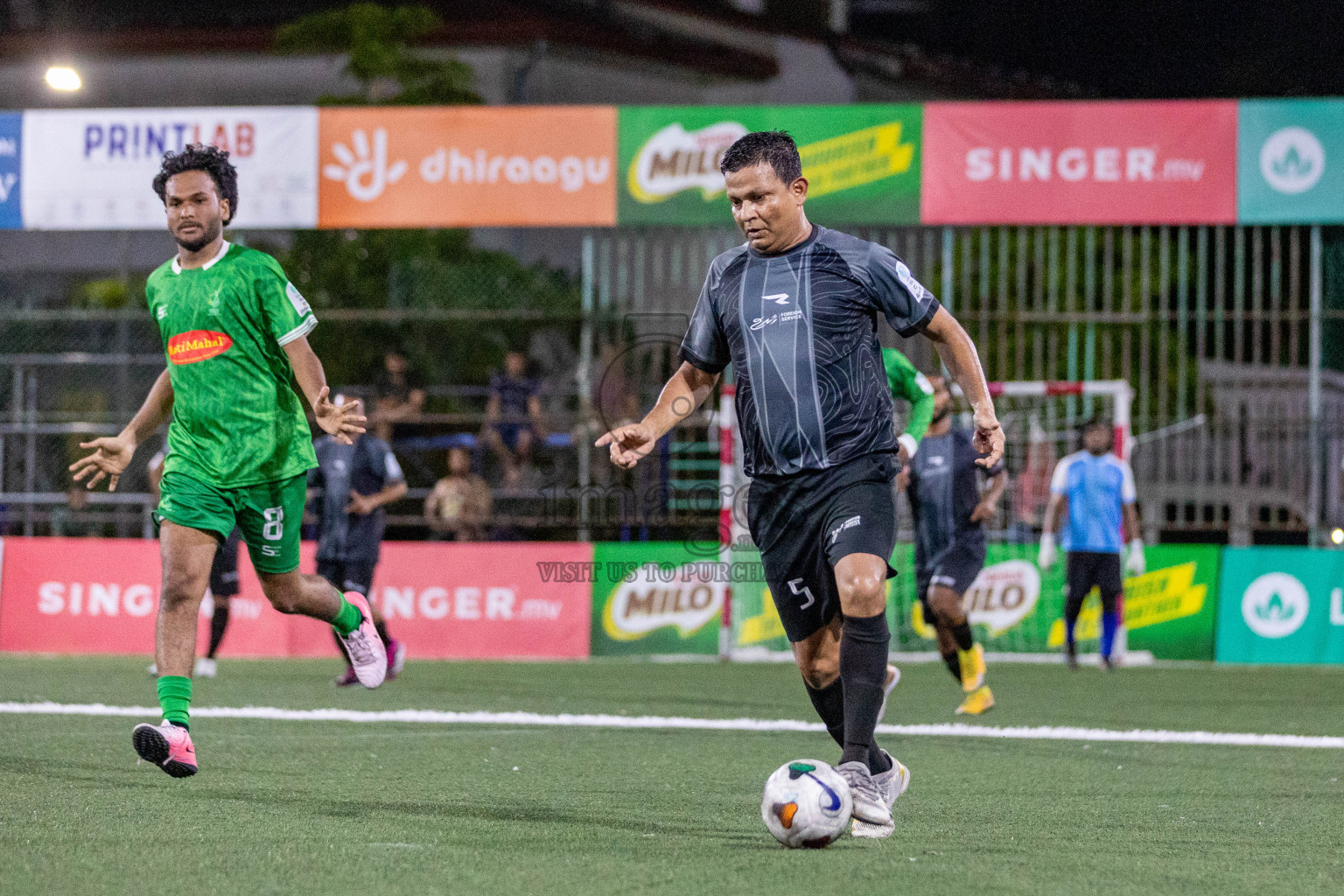 KHAARIJEE VS AGRI RC in Club Maldives Classic 2024 held in Rehendi Futsal Ground, Hulhumale', Maldives on Monday, 9th September 2024. 
Photos: Mohamed Mahfooz Moosa / images.mv