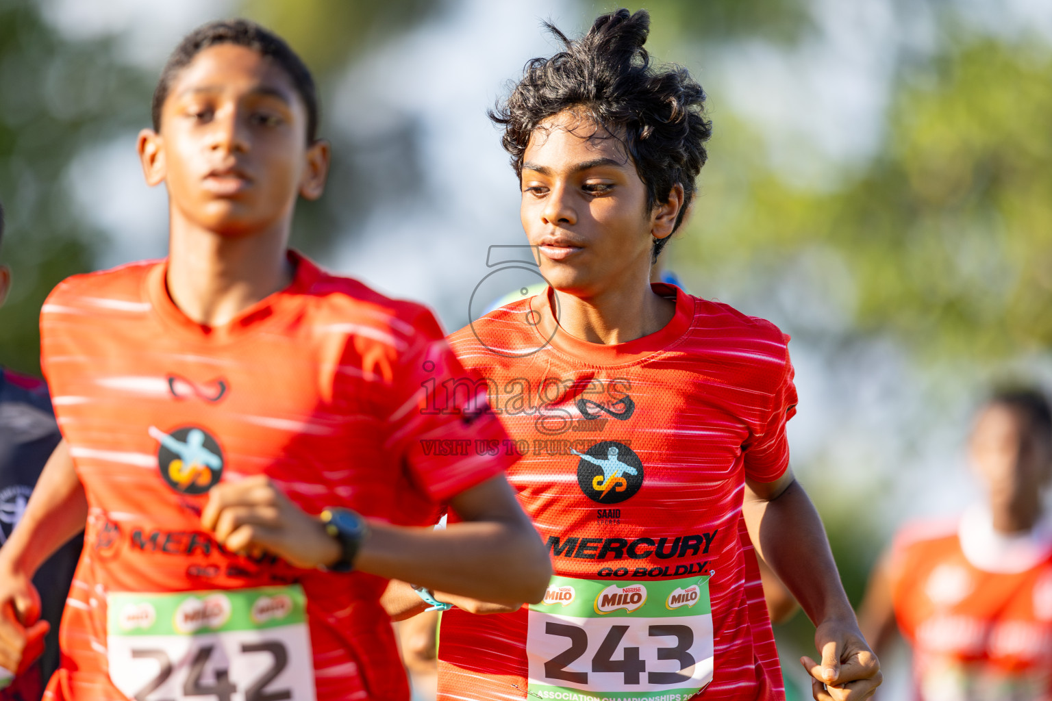 Day 1 of 12th Milo Association Championships was held in Ekuveni Track at Male', Maldives on Thursday, 24th April 2025.
Photos: Ismail Thoriq / images.mv