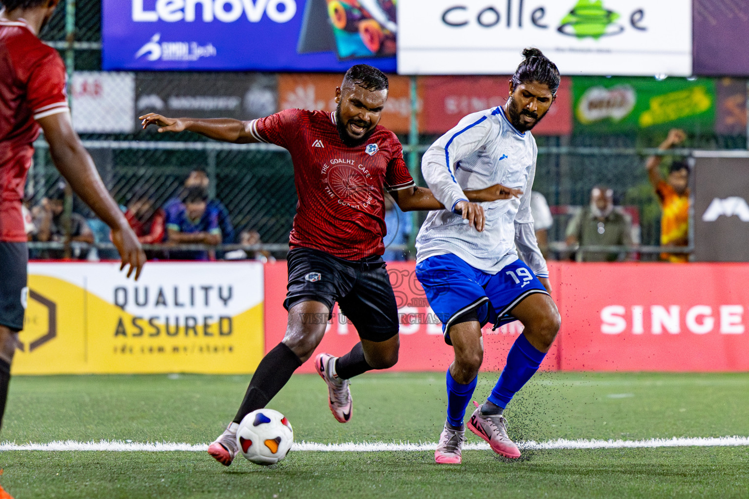 TEAM MMA vs CLUB 220 in the Semi-finals of Club Maldives Classic 2024 held in Rehendi Futsal Ground, Hulhumale', Maldives on Tuesday, 19th September 2024. 
Photos: Nausham Waheed / images.mv