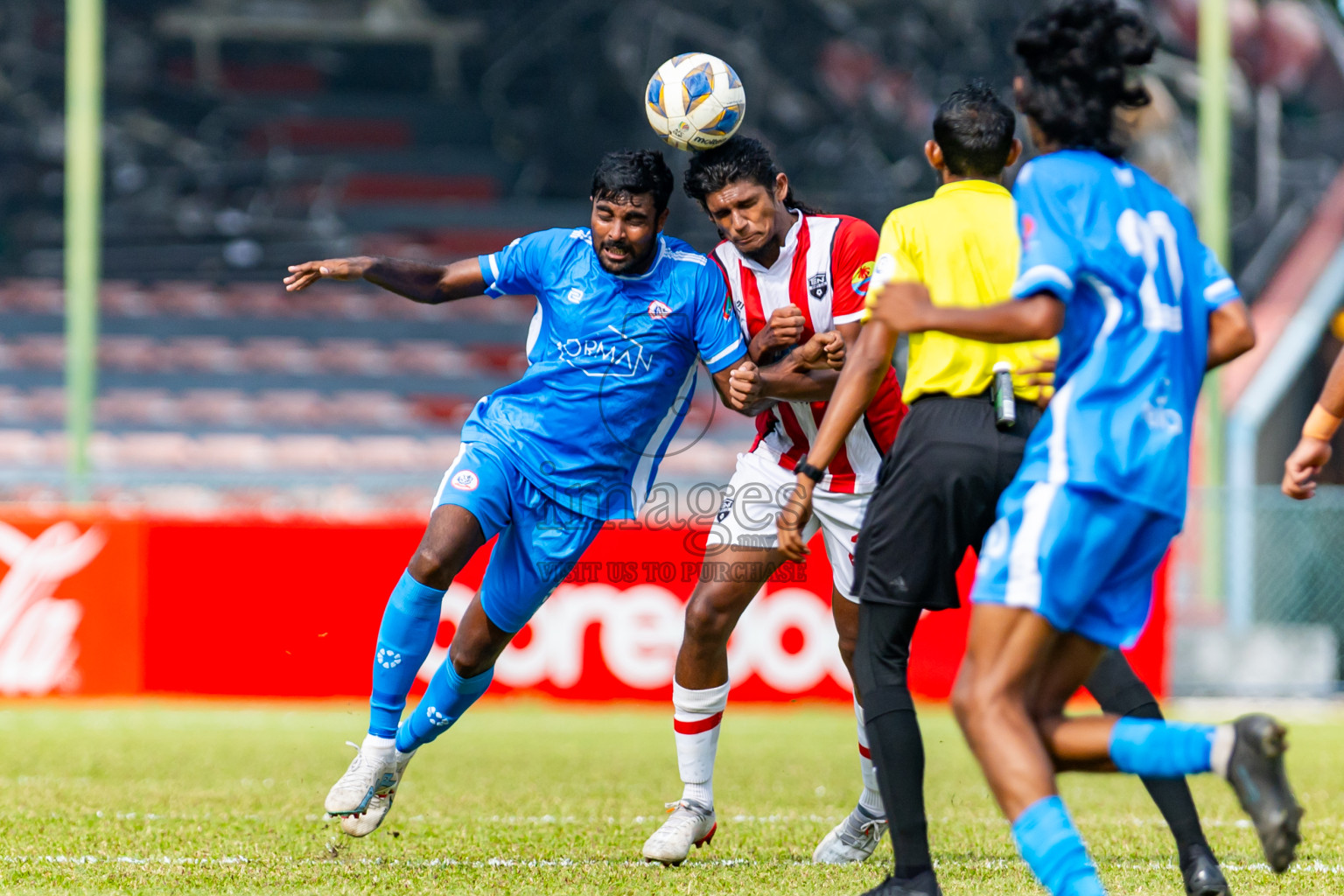 Masodi SC vs Tent SC in the Semi Final of Second Division 2023 in Male' Maldives on Sunday, 11th February 2023. Photos: Nausham Waheed / images.mv