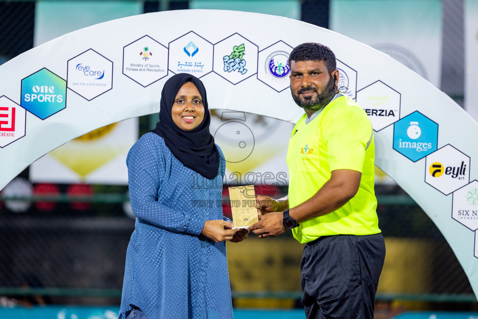 Ifhaams vs Dee Cee Jay SC in Final of Laamehi Dhiggaru Ekuveri Futsal Challenge 2025 was held on Tuesday, 29th July 2025, at Dhiggaru Futsal Ground, Dhiggaru, Maldives Photos: Nausham Waheed  / images.mv