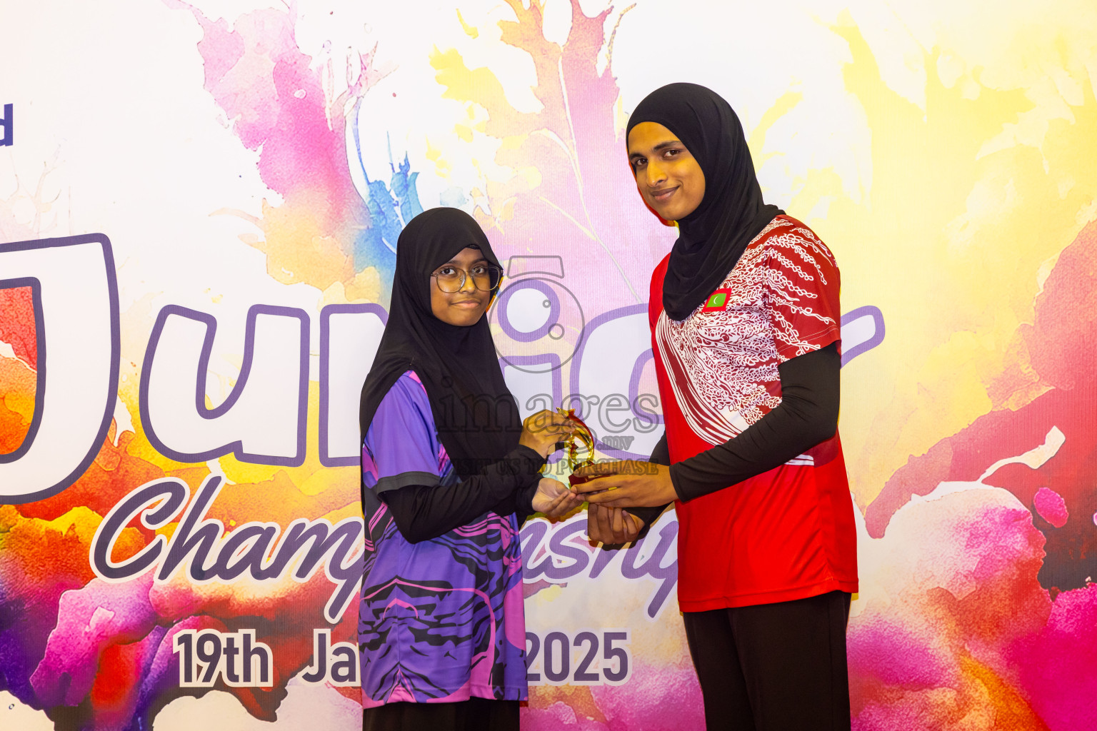 Closing ceremony of 3rd Netball Junior Championship, held at Social Center on Saturday, 25th January 2025 . Photos: Nausham Waheed / images.mv