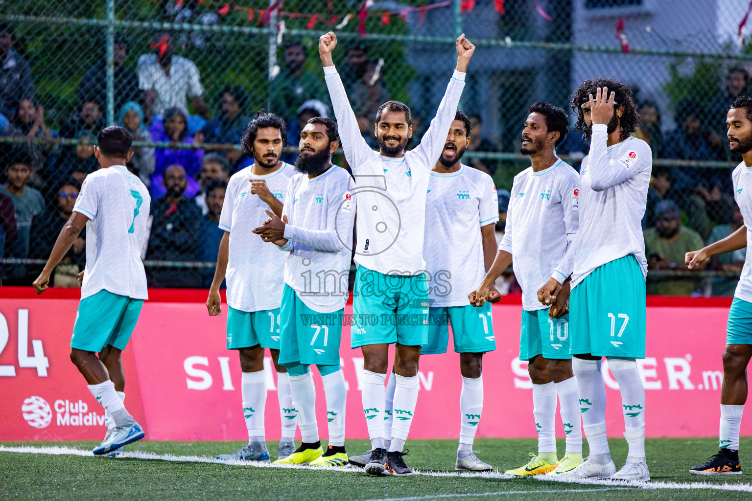 MPL vs Club Fen in Round of 16 of Club Maldives Cup 2024 held in Rehendi Futsal Ground, Hulhumale', Maldives on Wednesday, 9th October 2024. Photos: Nausham Waheed / images.mv