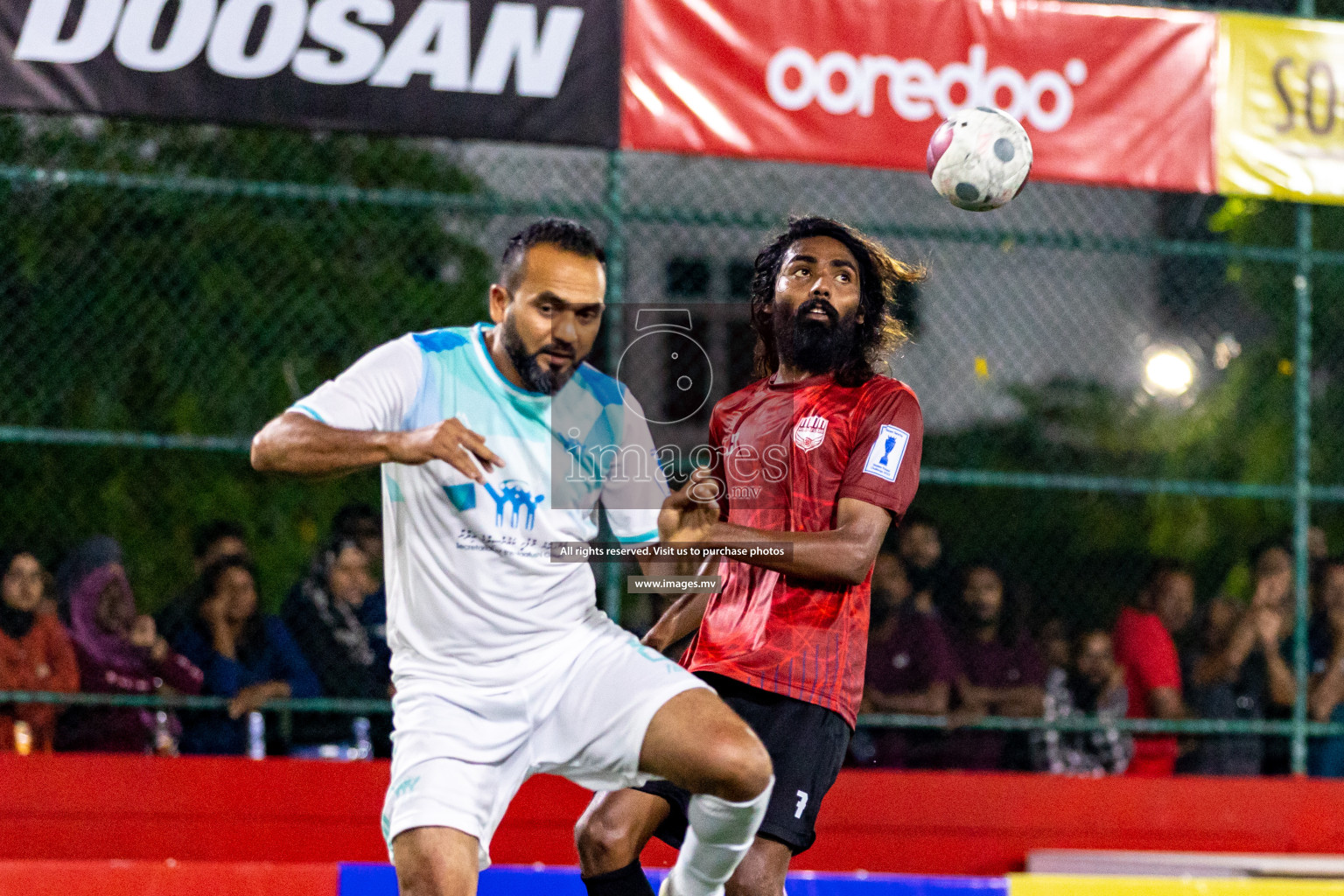 K. Himmafushi vs K. Maafushi in Day 6 of Golden Futsal Challenge 2023 on 10 February 2023 in Hulhumale, Male, Maldives