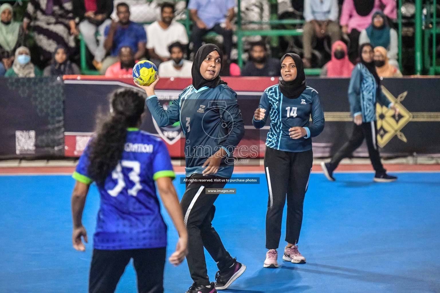 Day 8 of Milo 6th Inter Office Handball Tournament 2022 - Photos by Nausham Waheed