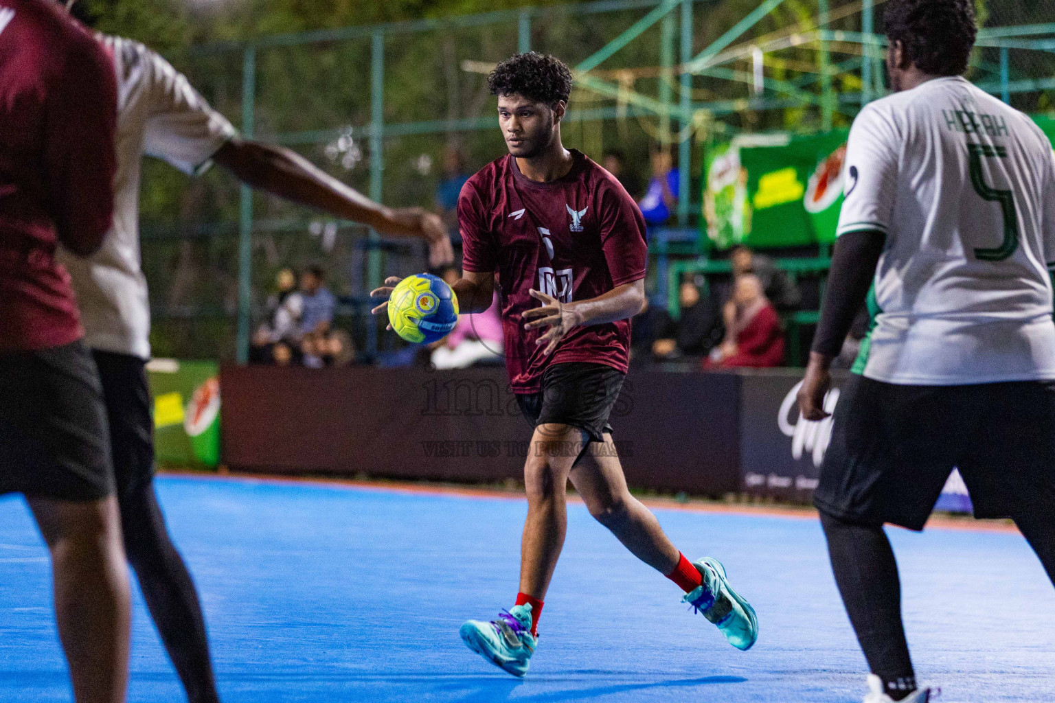 Day 17 of 10th National Handball Tournament 2023, held in Handball ground, Male', Maldives on Friday, 15th December 2023 Photos: Nausham Waheed/ Images.mv