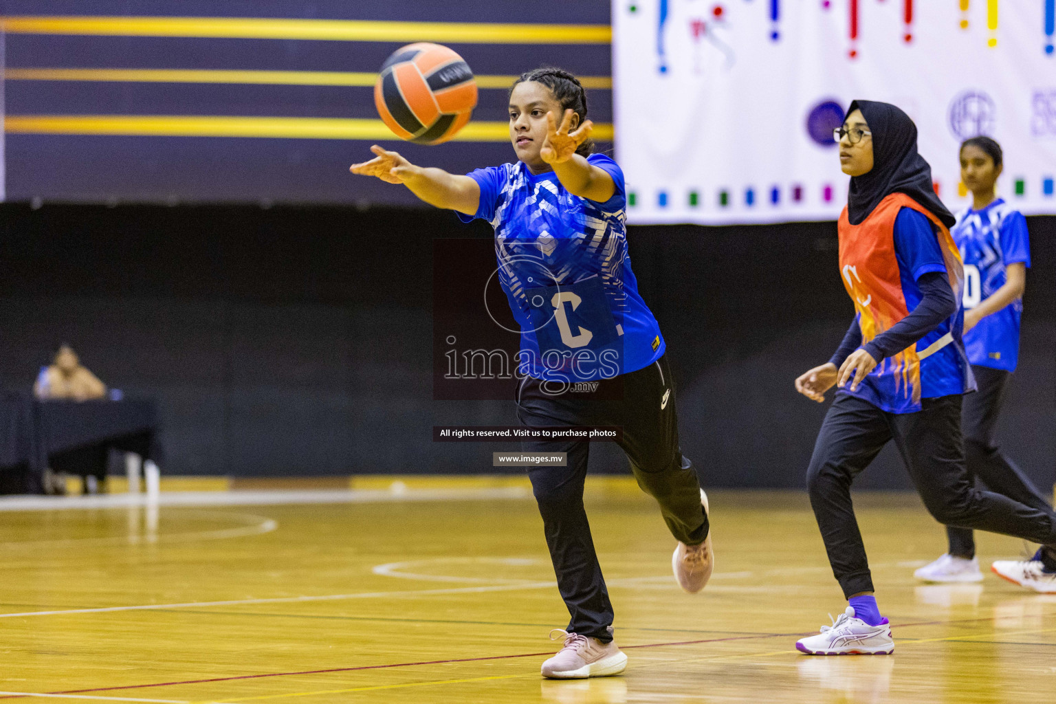 Day3 of 24th Interschool Netball Tournament 2023 was held in Social Center, Male', Maldives on 29th October 2023. Photos: Nausham Waheed, Mohamed Mahfooz Moosa / images.mv