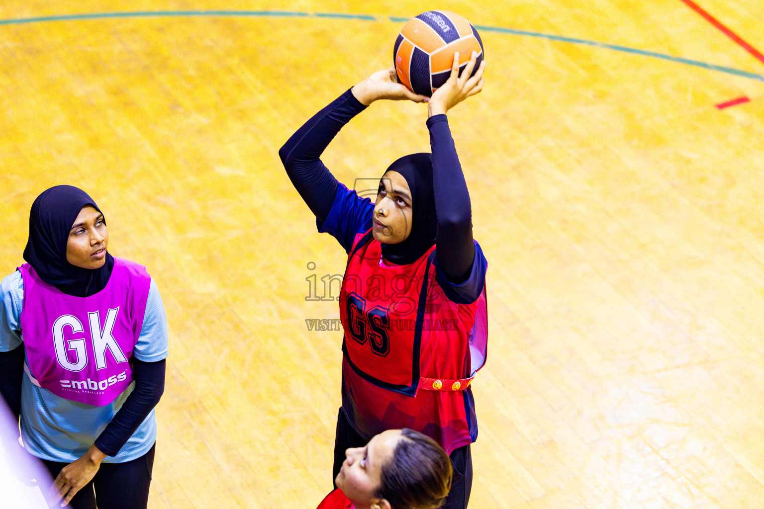 MV Netters vs Club Matrix in Day 4 of 21st National Netball Tournament was held in Social Canter at Male', Maldives on Sunday, 19th May 2024. Photos: Nausham Waheed / images.mv