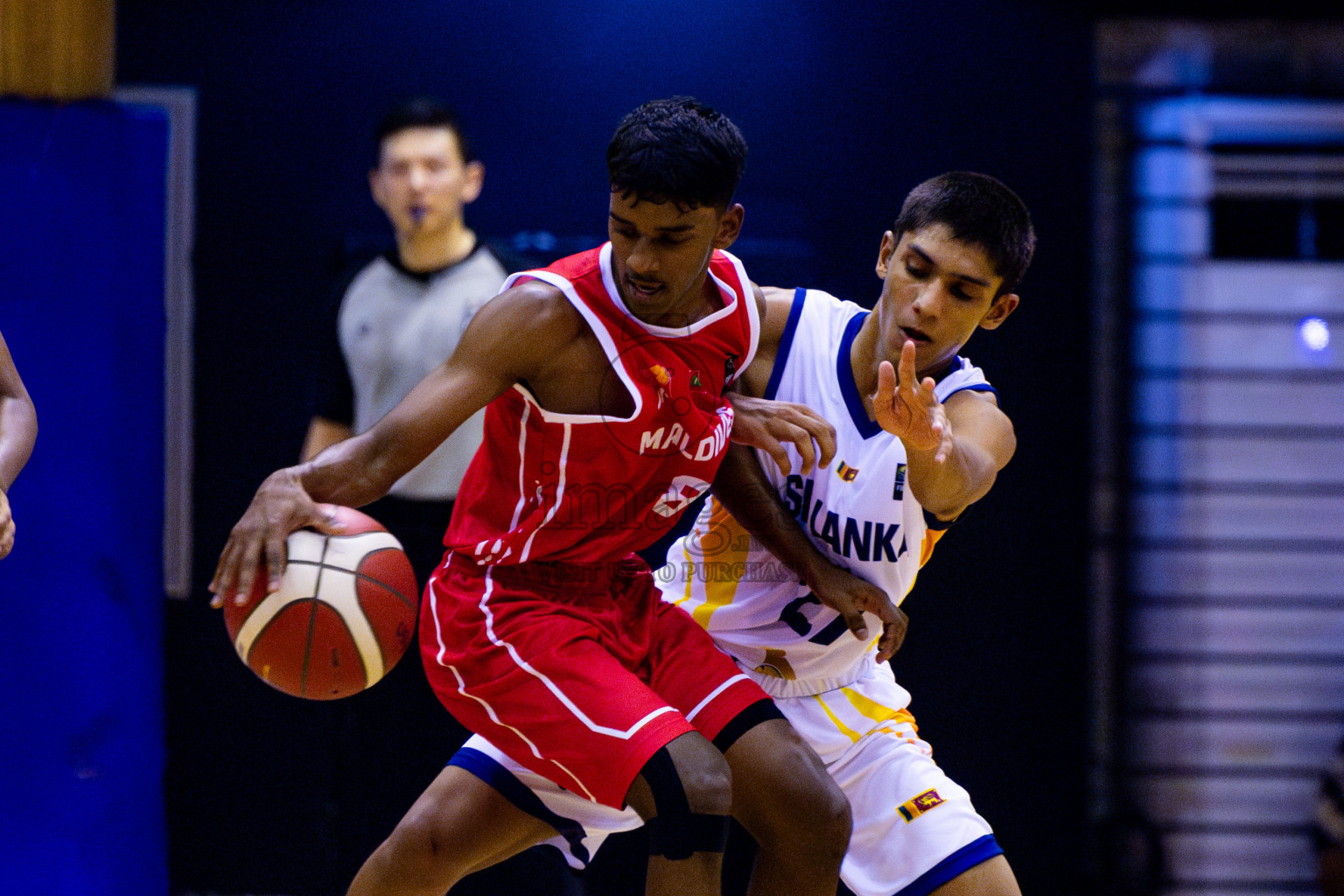 Maldives vs SriLanka in Day 1 of Under 16 Asian Cup SABA Qualifiers 2025 was held in Social Center, Male', Maldives on 12th June 2025. Photos: Nausham Waheed / images.mv