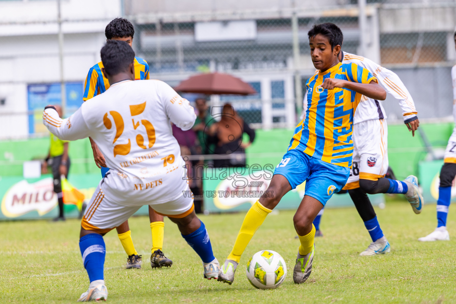 Day 2 of MILO Academy Championship 2025 (U14) was held on Friday, 31st October 2025 at Henveiru Football Grounds, Male', Maldives . 
Photos: Ismail Thoriq / images.mv