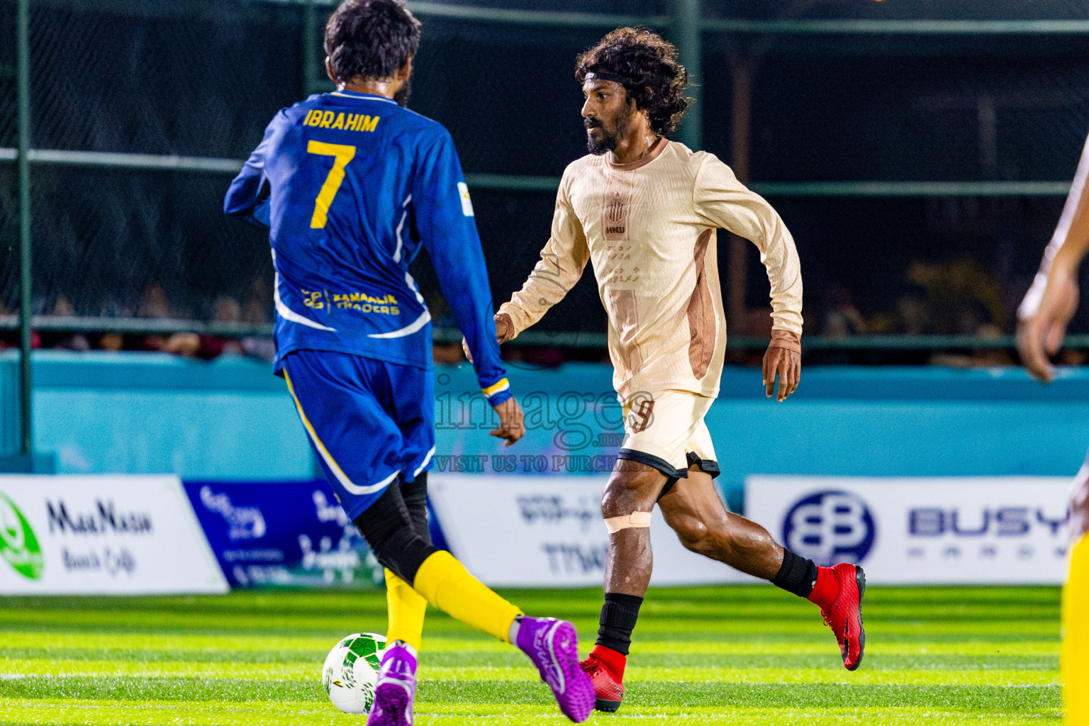 Dee Cee Jay SC vs Fools SC in Semi Finals of Laamehi Dhiggaru Ekuveri Futsal Challenge 2025 was held on Sunday, 27th July 2025, at Dhiggaru Futsal Ground, Dhiggaru, Maldives Photos: Nausham Waheed  / images.mv
