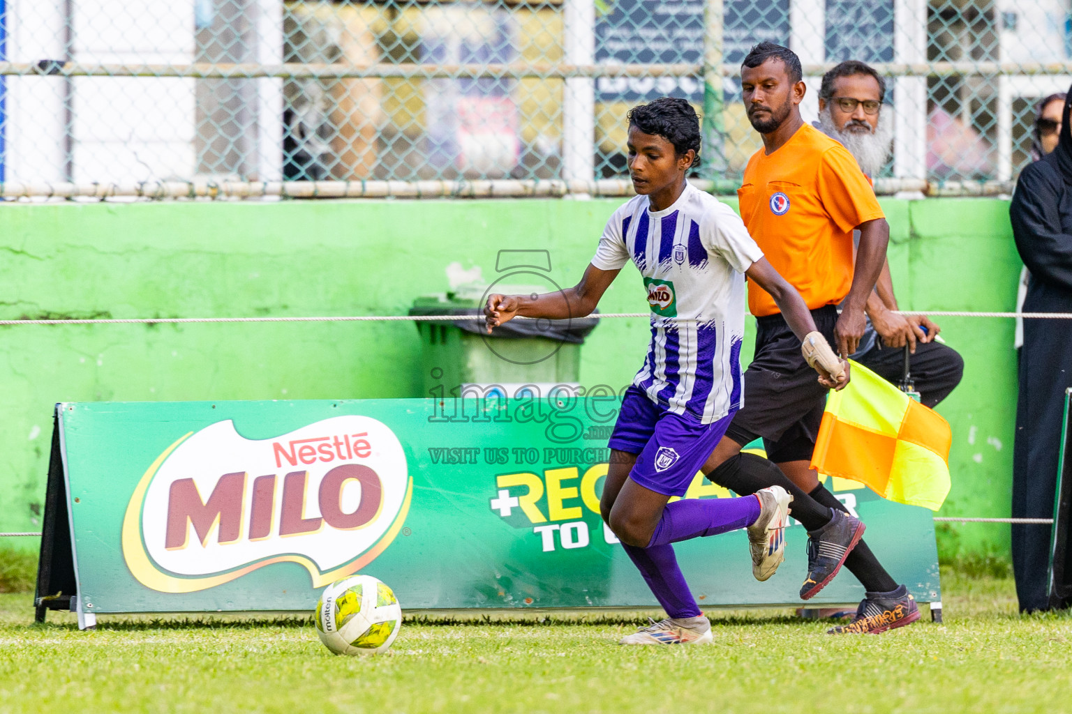 Day 5 of MILO Academy Championship 2025 (U14) was held on Monday, 3rd November 2025 at Henveiru Football Grounds, Male', Maldives . 

Photos: Mohamed Mahfooz Moosa / images.mv