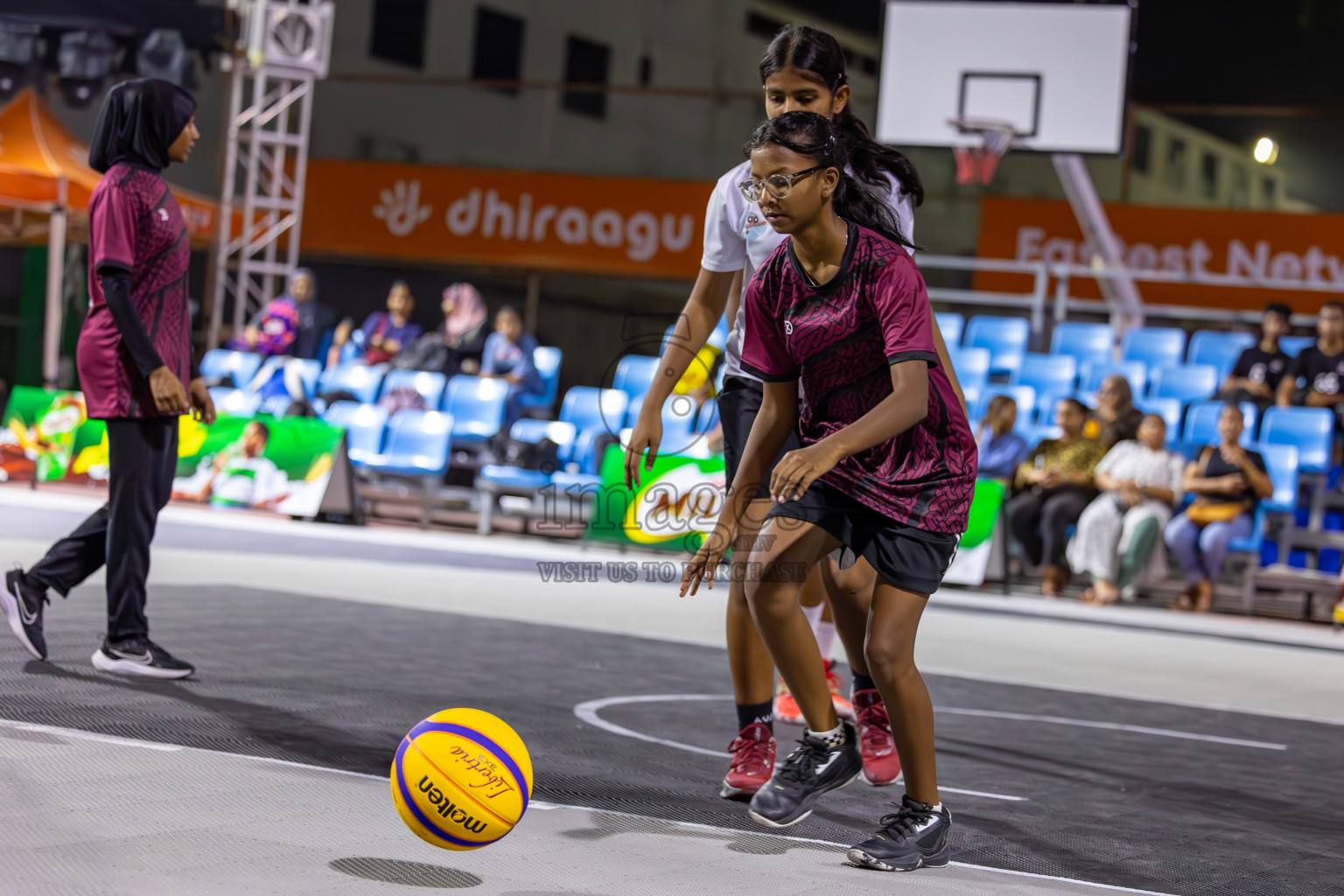 Day 1 of MILO Ramadan 3x3 Challenge 2024 was held in Ekuveni Outdoor Basketball Court at Male', Maldives on Tuesday, 12th March 2024. 
Photos: Ismail Thoriq / images.mv