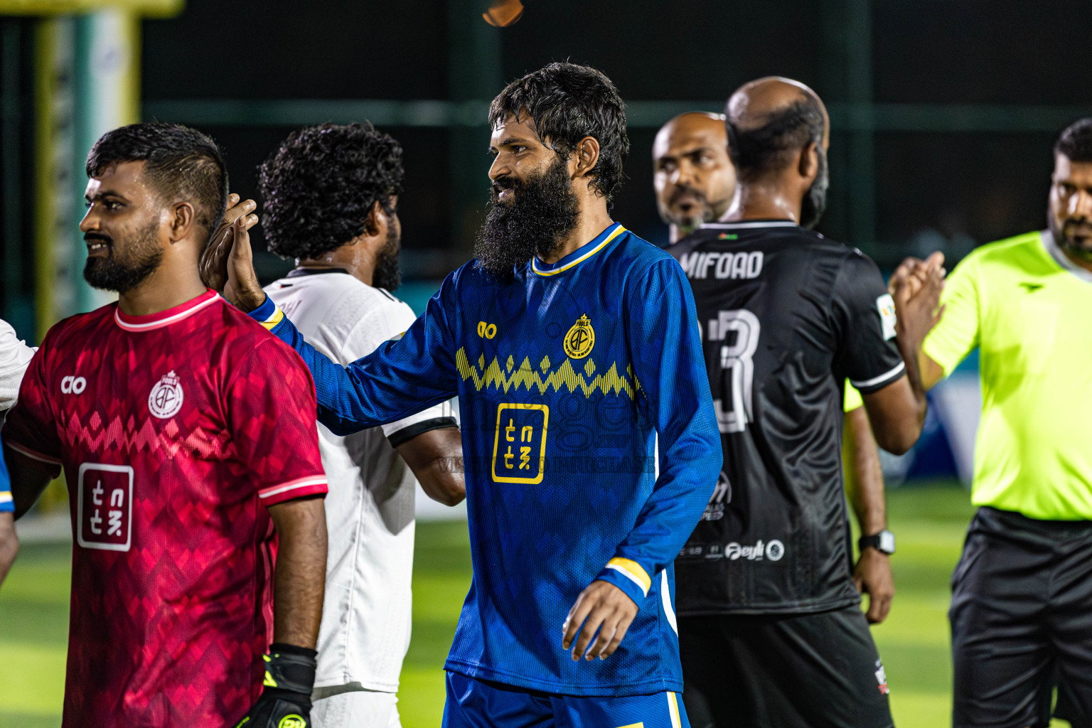 Day 3 of Laamehi Dhiggaru Ekuveri Futsal Challenge 2025 was held on Saturday, 26th July 2025, at Dhiggaru Futsal Ground, Dhiggaru, Maldives Photos: Areef / images.mv