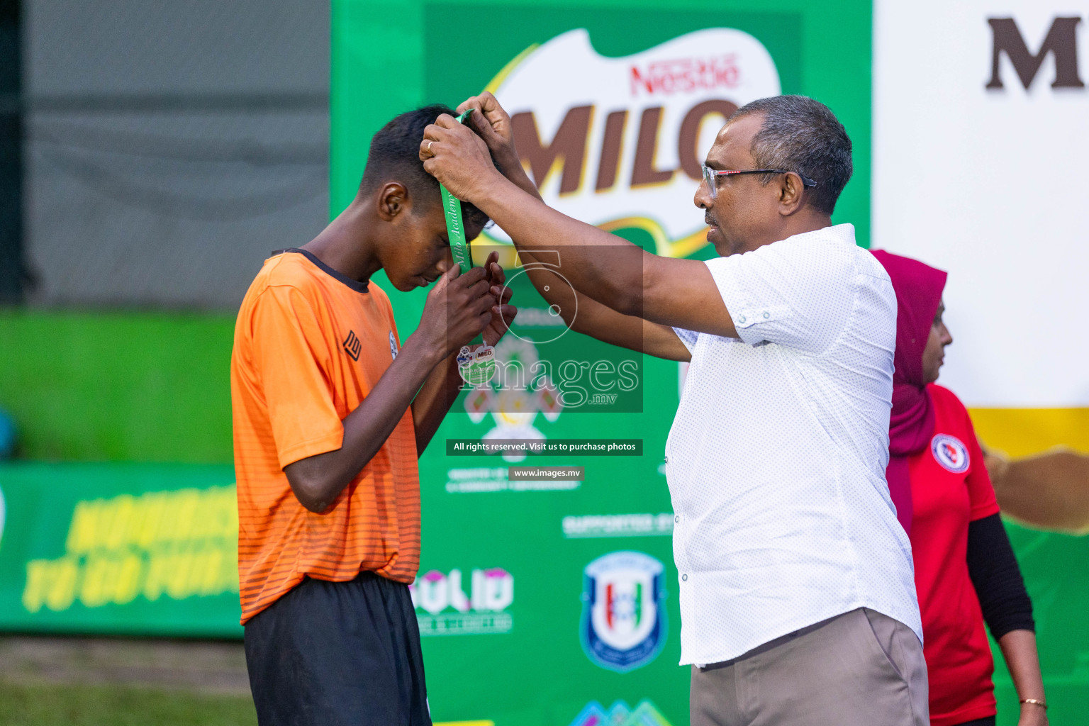 Day 2 of MILO Academy Championship 2023 (u14) was held in Henveyru Stadium Male', Maldives on 4th November 2023. Photos: Nausham Waheed / images.mv