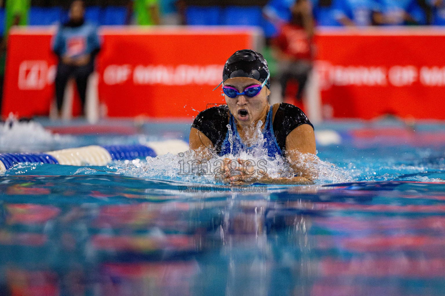 Day 4 of National Swimming Championship 2024 held in Hulhumale', Maldives on Monday, 16th December 2024. Photos: Hassan Simah / images.mv