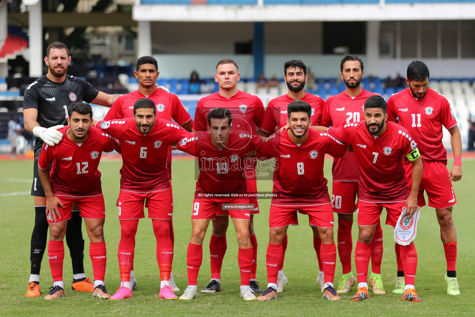 Lebanon vs Maldives in SAFF Championship 2023 held in Sree Kanteerava Stadium, Bengaluru, India, on Tuesday, 28th June 2023. Photos: Nausham Waheed, Hassan Simah / images.mv