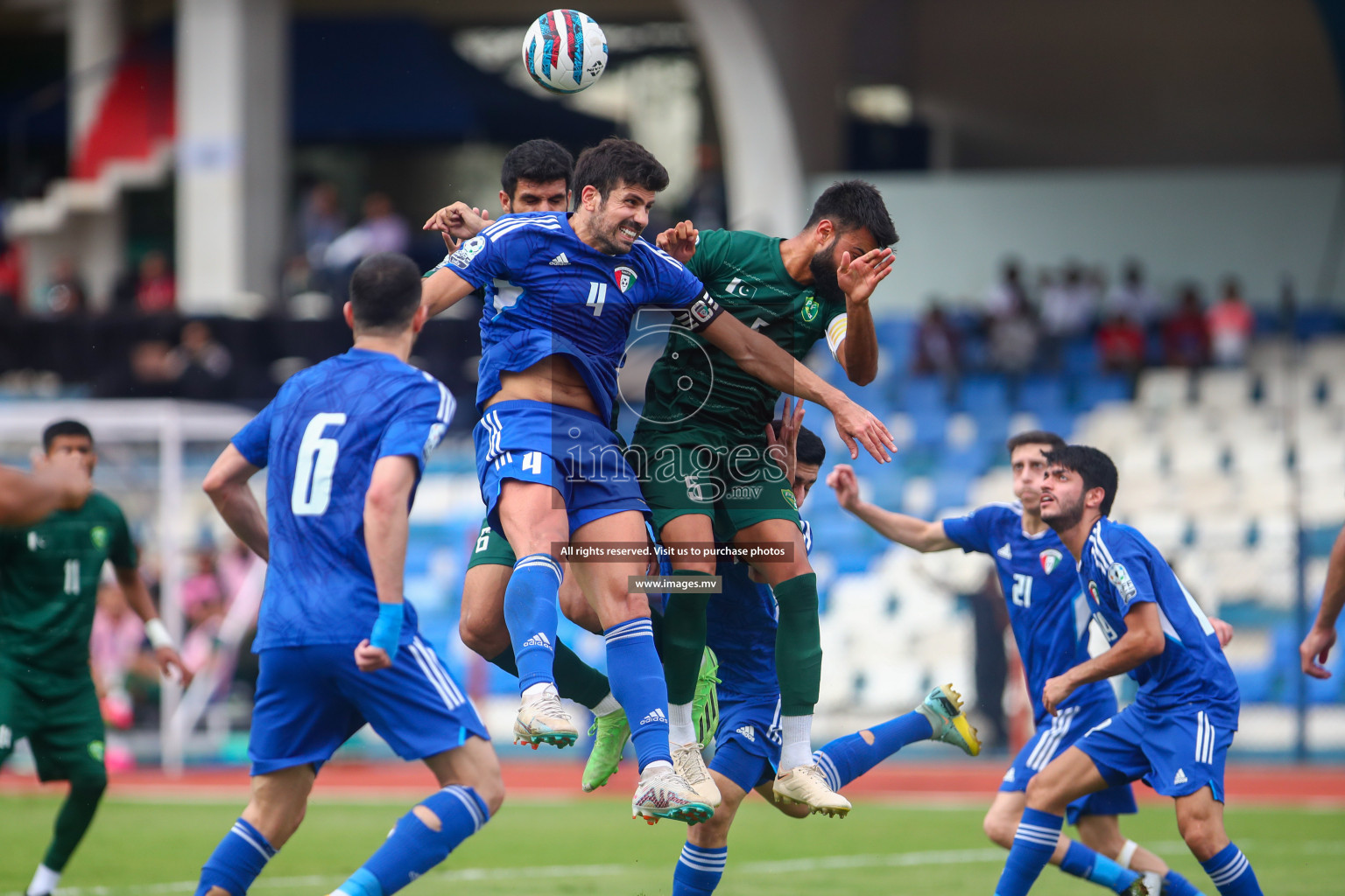 Pakistan vs Kuwait in SAFF Championship 2023 held in Sree Kanteerava Stadium, Bengaluru, India, on Saturday, 24th June 2023. Photos: Nausham Waheed, Hassan Simah / images.mv