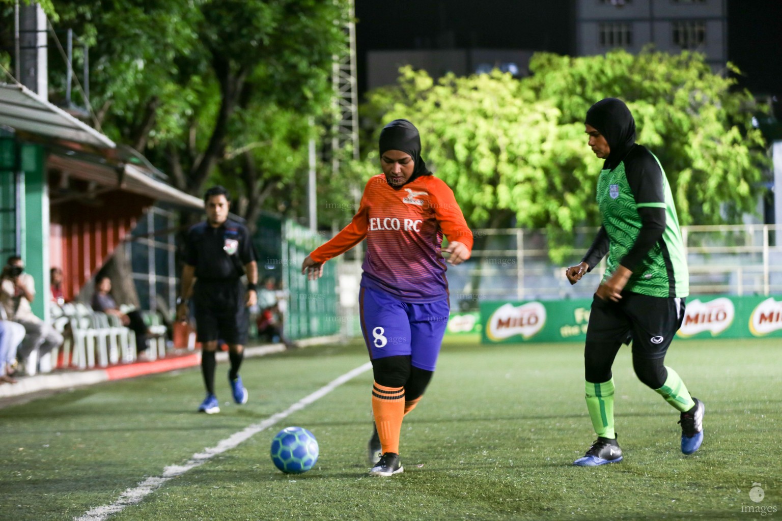  Milo Women's Futsal Challenge in Male', Maldives, Thursday, July 15, 2017. (Images.mv Photo/ Hussain Sinan). 