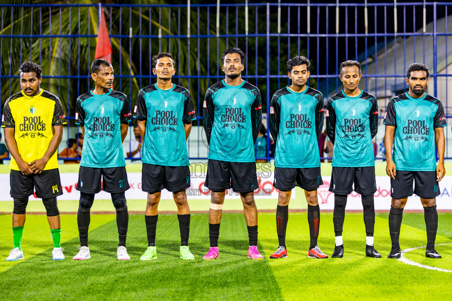 Nala Brothers vs Keawan FC in Day 1 of Eydhafushi Futsal Cup 2024 was held on Monday , 8th April 2024, in B Eydhafushi, Maldives Photos: Nausham Waheed / images.mv