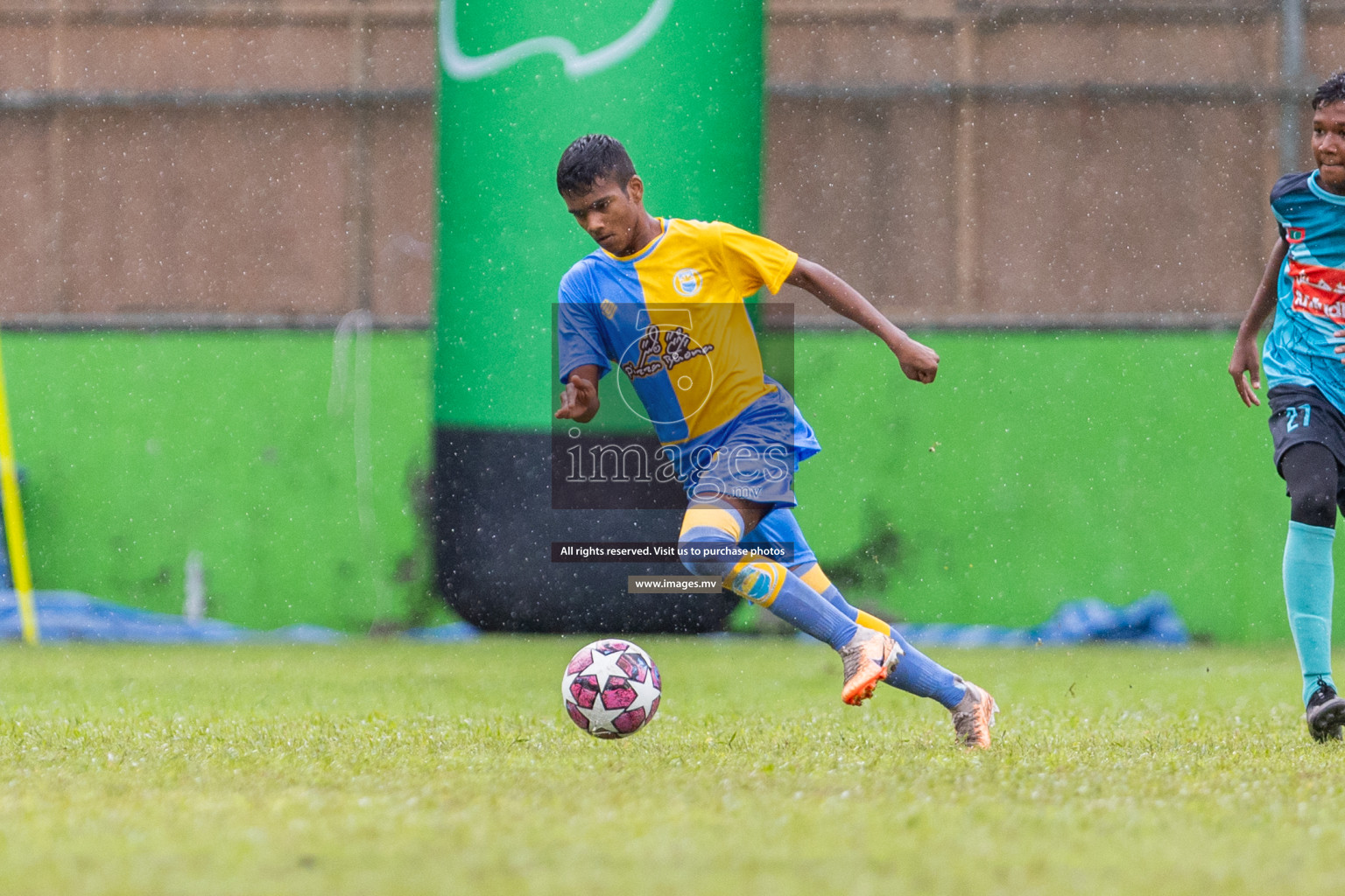 Day 2 of MILO Academy Championship 2023 (u14) was held in Henveyru Stadium Male', Maldives on 4th November 2023. Photos: Nausham Waheed / images.mv