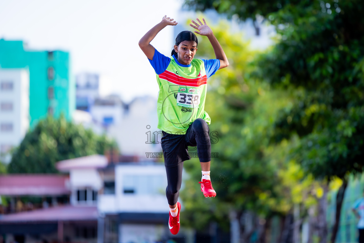 Day 3 of 12th Milo Association Championships was held in Ekuveni Track at Male', Maldives on Saturday, 26th April 2025. Photos: Nausham Waheed  / images.mv