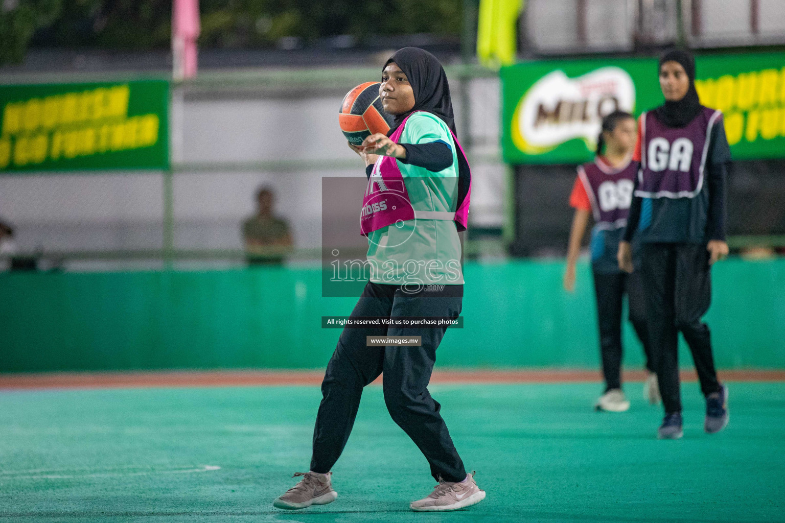 Day 1 of 20th Milo National Netball Tournament 2023, held in Synthetic Netball Court, Male', Maldives on 29th May 2023 Photos: Nausham Waheed/ Images.mv