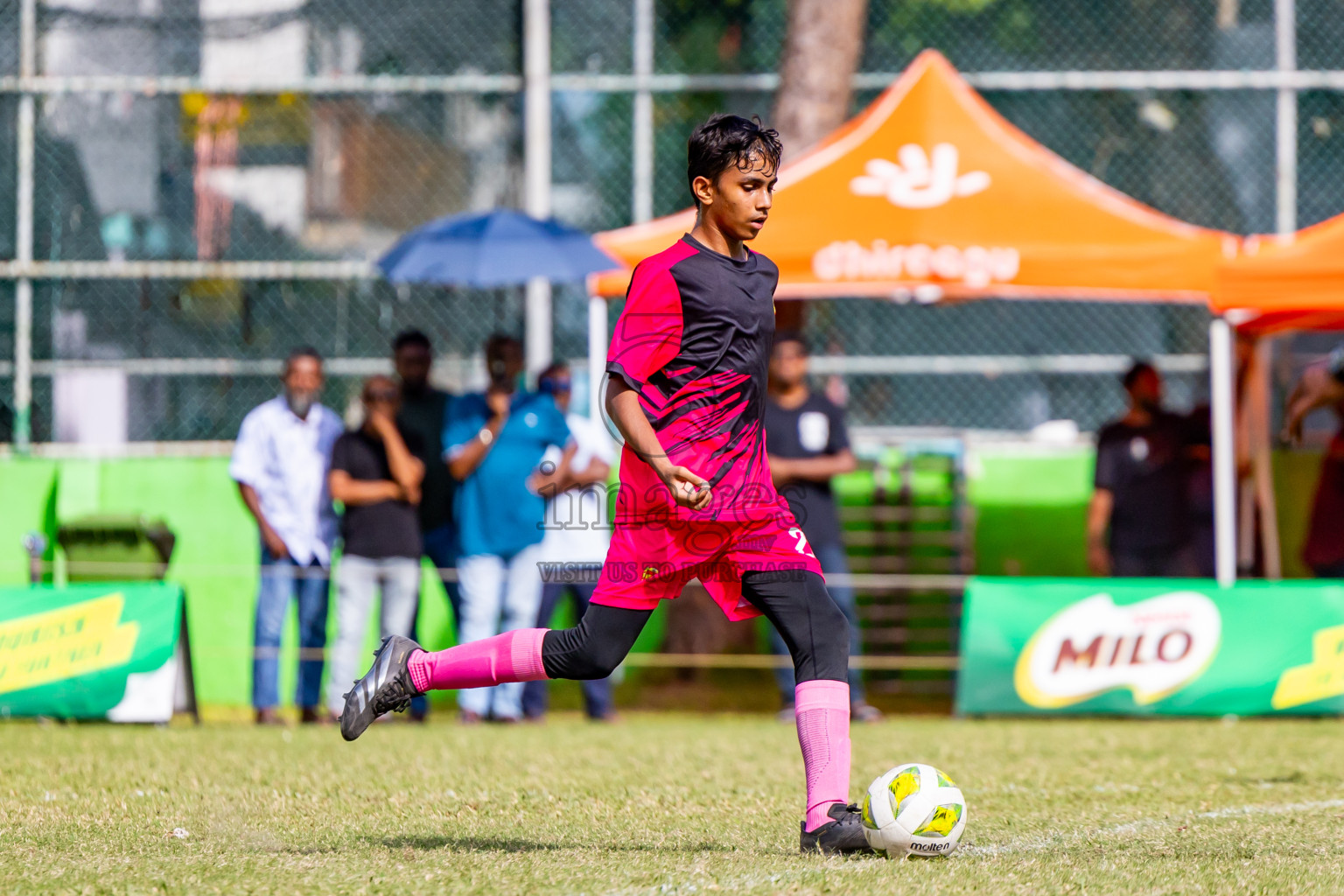 Day 2 of MILO Academy Championship 2024 Under 14 held in Henveyru Stadium, Male', Maldives on Friday, 1st November 2024. Photos: Nausham Waheed / Images.mv