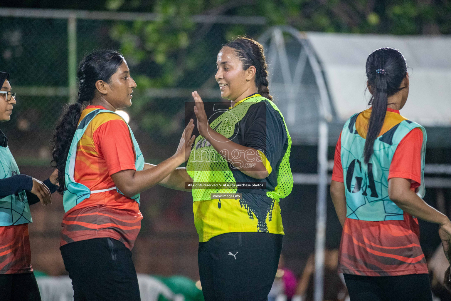 Day 6 of 20th Milo National Netball Tournament 2023, held in Synthetic Netball Court, Male', Maldives on 4th June 2023 Photos: Nausham Waheed/ Images.mv