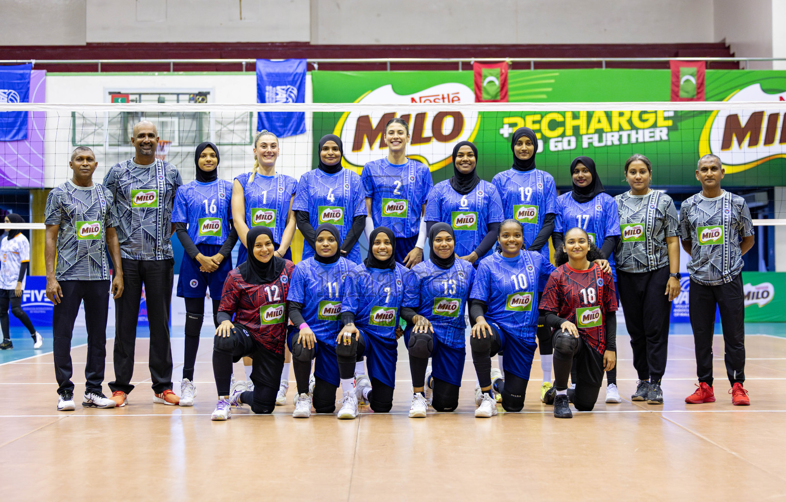 Police Club vs Flexor Sports Club in Day 1 of National Volleyball League 2025 - Women's Division held in Male', Maldives on Saturday, 19th April 2025 at Social Center Indoor Hall Photos 
By: Hassan Simah / images.mv